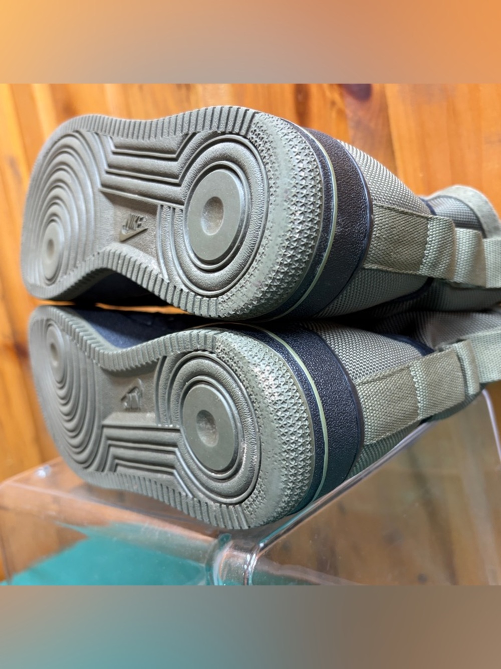 Nike SF Air Force 1 High Black Medium Olive 864024-004 Men's Sz 12 Special Field - Picture 7 of 10